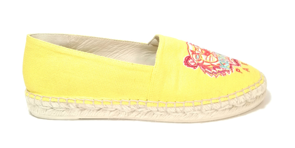 Kenzo Yellow Tiger Espadrille Shoes Like New