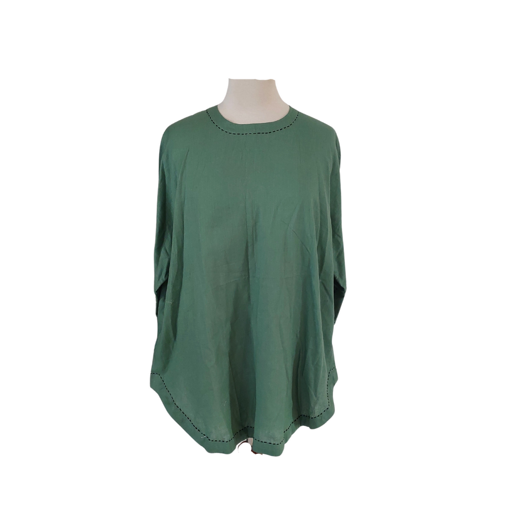 Miraka Green Round-neck Kurti | Gently Used |