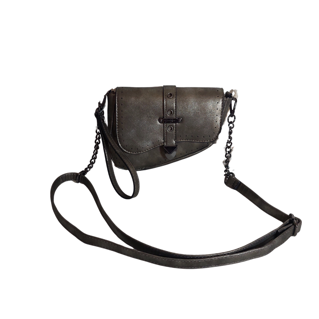 Jessica Simpson Anthracite Small Connie Crossbody Bag | Brand New |