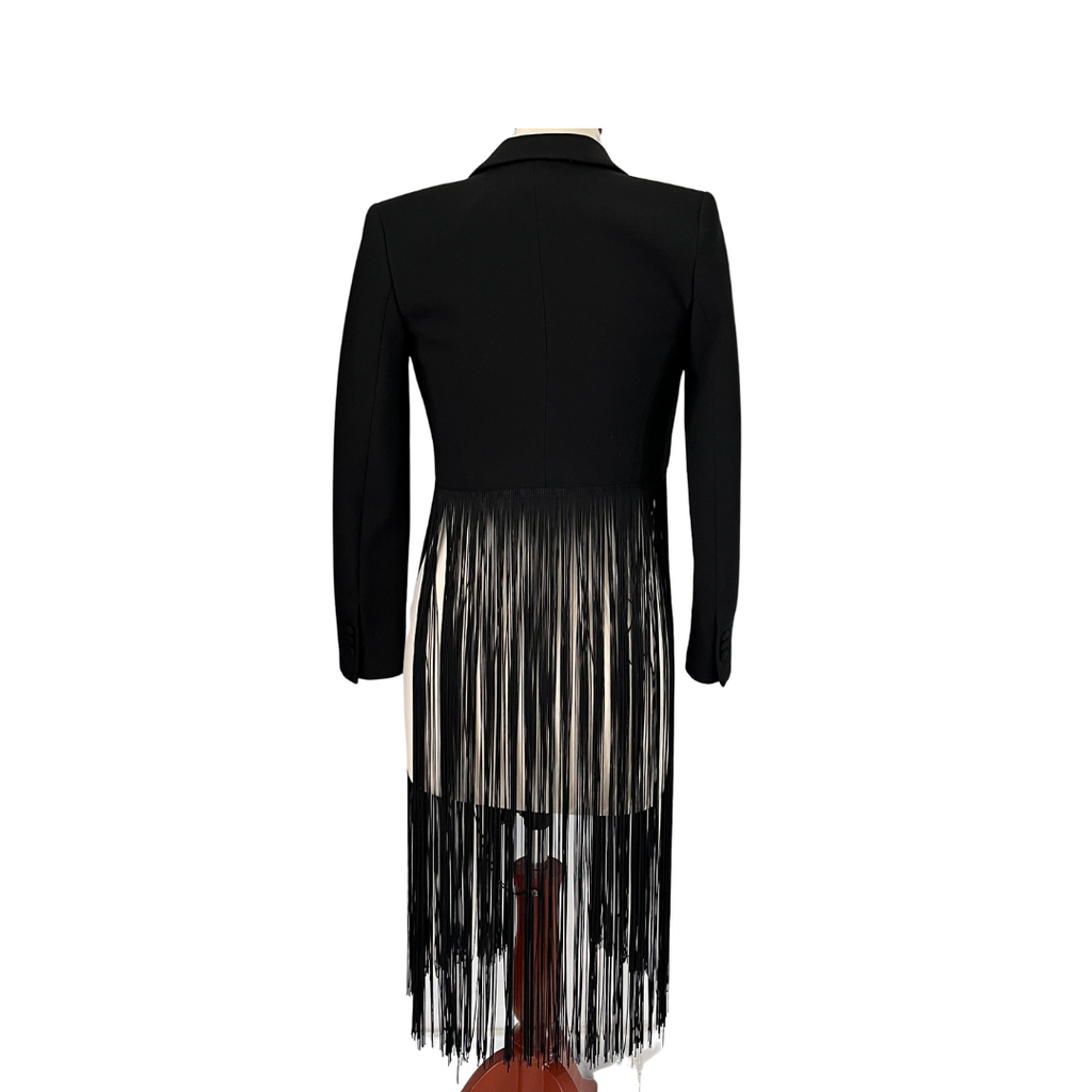 ZARA Black Fringe Blazer  | Gently Used |