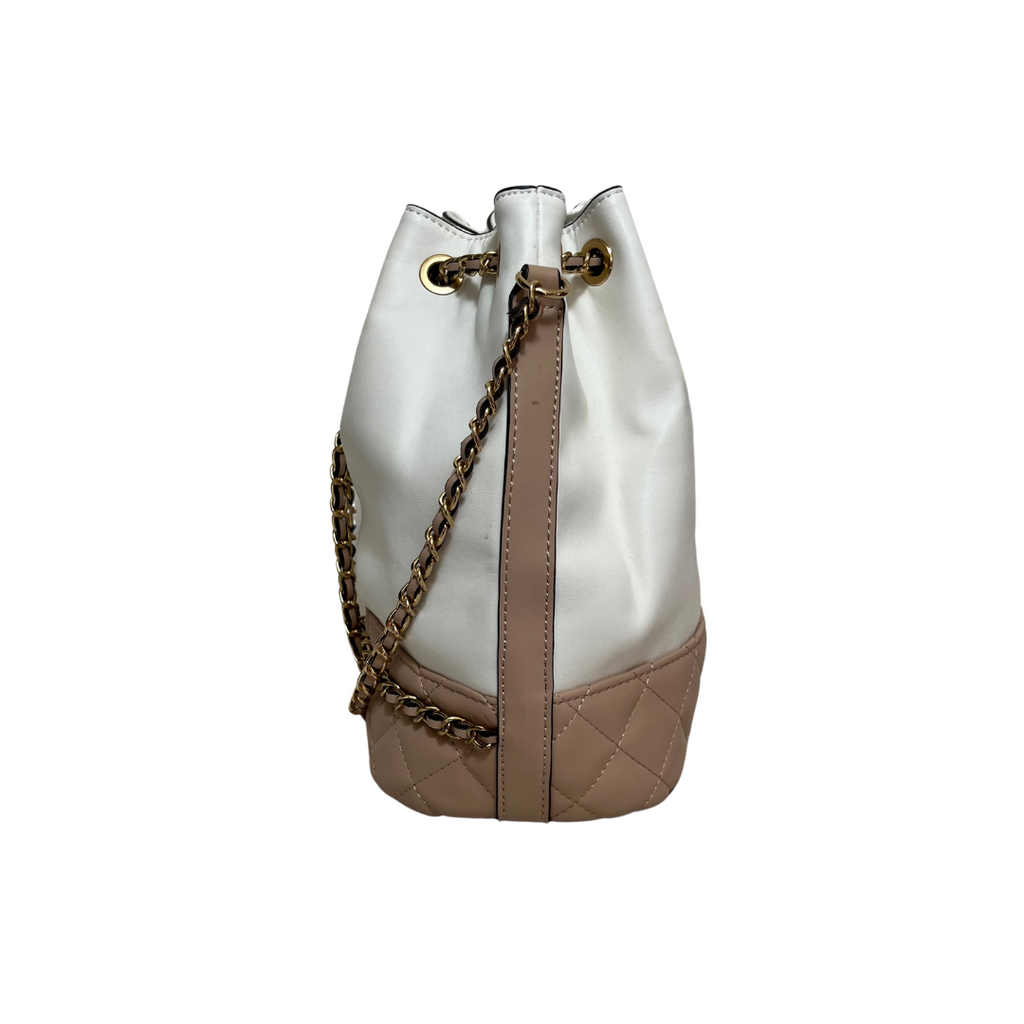 Aldo White Bone Multi Bucket Bag | Pre Loved |