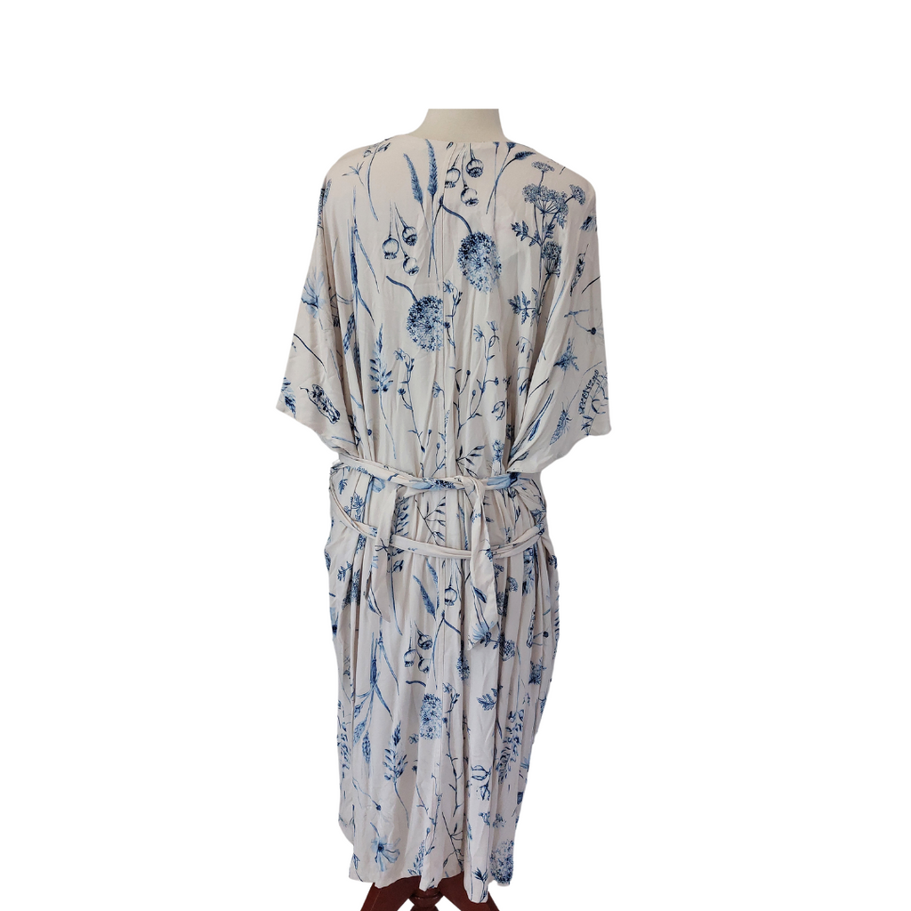 H&M Cream Printed Viscose Maxi Dress | Brand New |