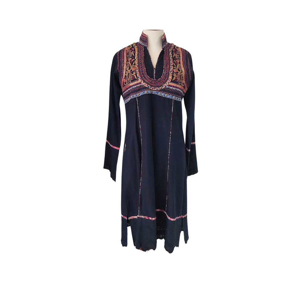 FNK ASIA Blue Embroidered Kurta | Pre Loved |