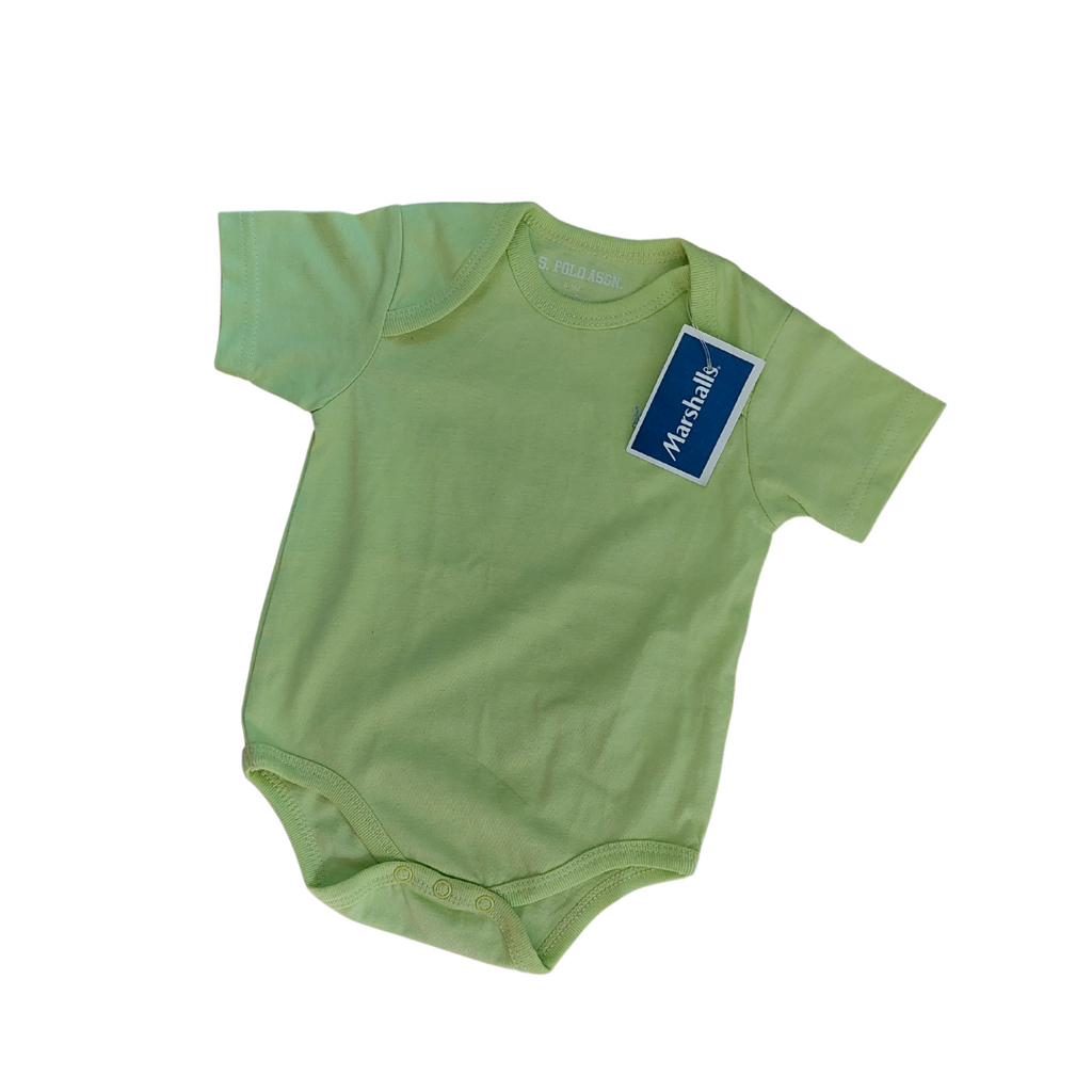 U.S Polo Association Lime Green Romper (6 - 9 months) | Brand New |