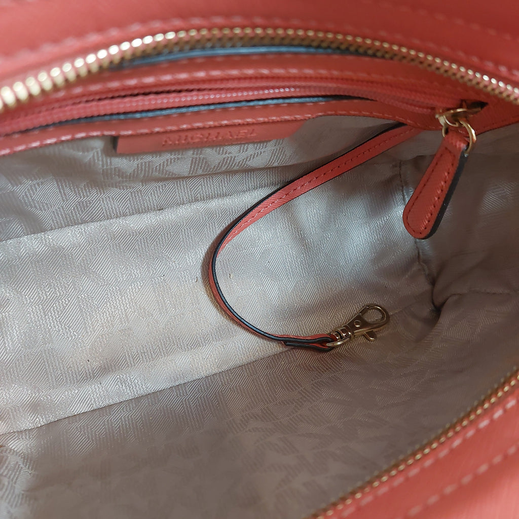 MICHAEL Michael Kors Pink Patchwork Leather Selma Shoulder Bag