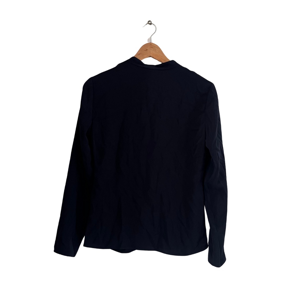 REISS Navy Blue Marla Twist Knot Top | Brand New |