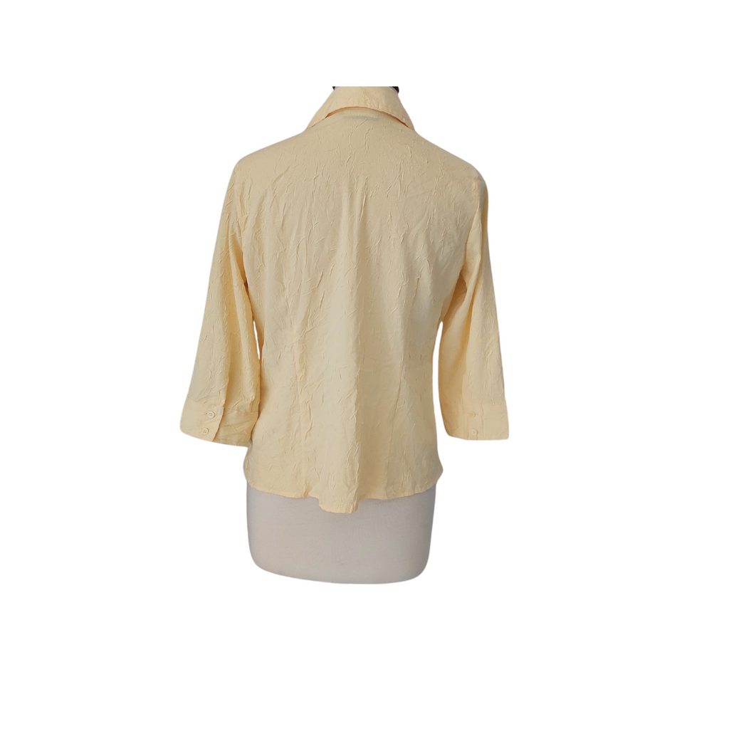 Croft & Barrow Yellow Collared Shirt | Like New |