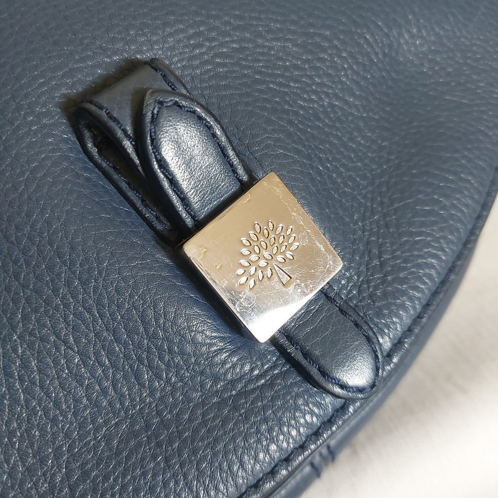Talamone | Women's clutch bag in leather color blue denim – Il Bisonte