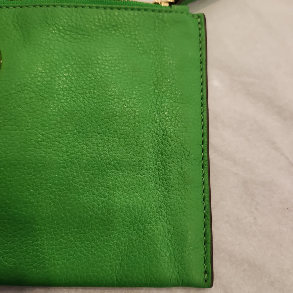 Michael kors sale fulton wallet green