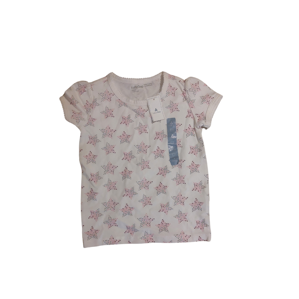 Gap White Star Printed Shirt (3 Years) | Brand New |