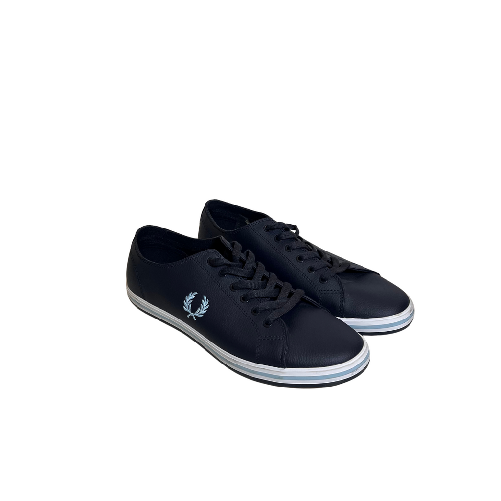 Fred Perry Unisex Navy Blue Tennis Shoes | Gently Used |