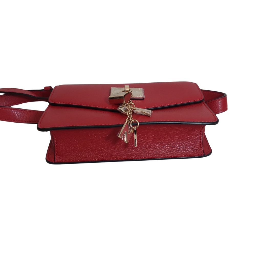 DKNY Red Leather Belt Bag | Brand New |