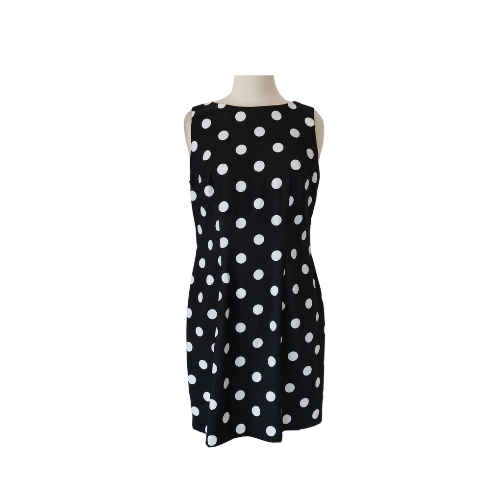 ALYX Black & White Polka Dots Sleeveless Dress | Gently Used |