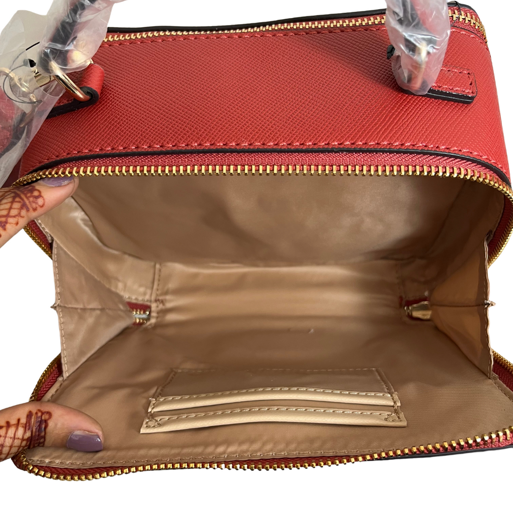 Guess Rust Warlington Convertible Top Handle Bag | Brand New |