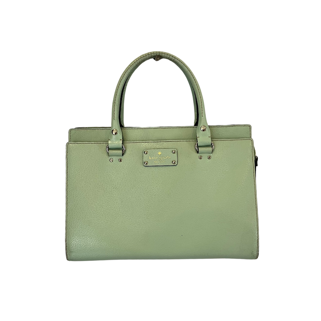 Kate Spade Mint Green Large Leather Satchel | Pre Loved |