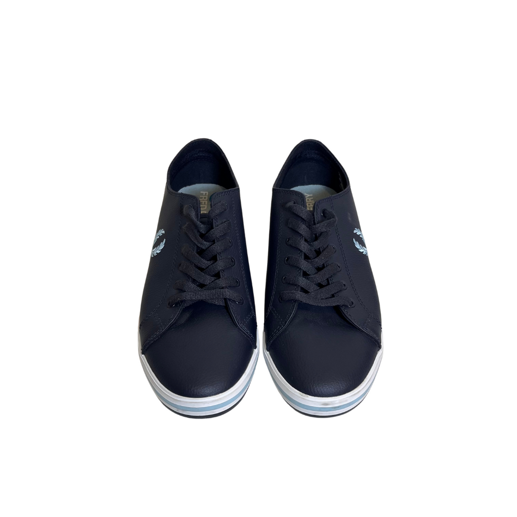 Fred Perry Unisex Navy Blue Tennis Shoes | Gently Used |