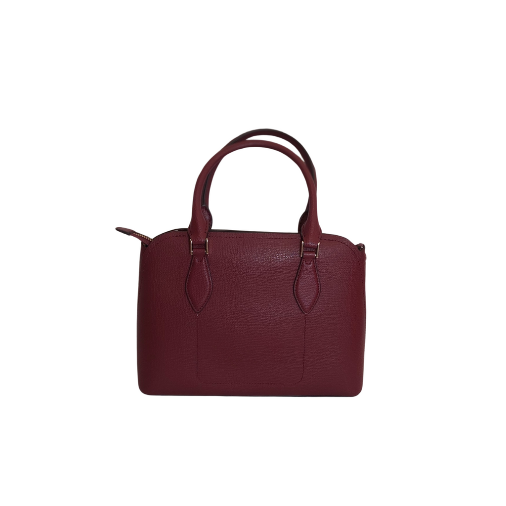 Kate Spade Maroon 'Darcy' Leather Small Satchel | Brand New |