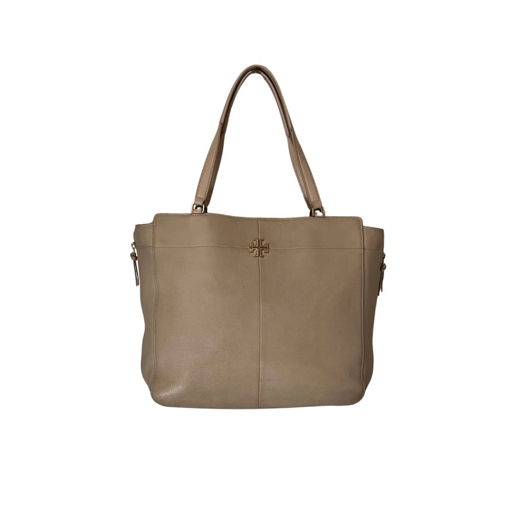 Tory burch ivy side zip tote sale