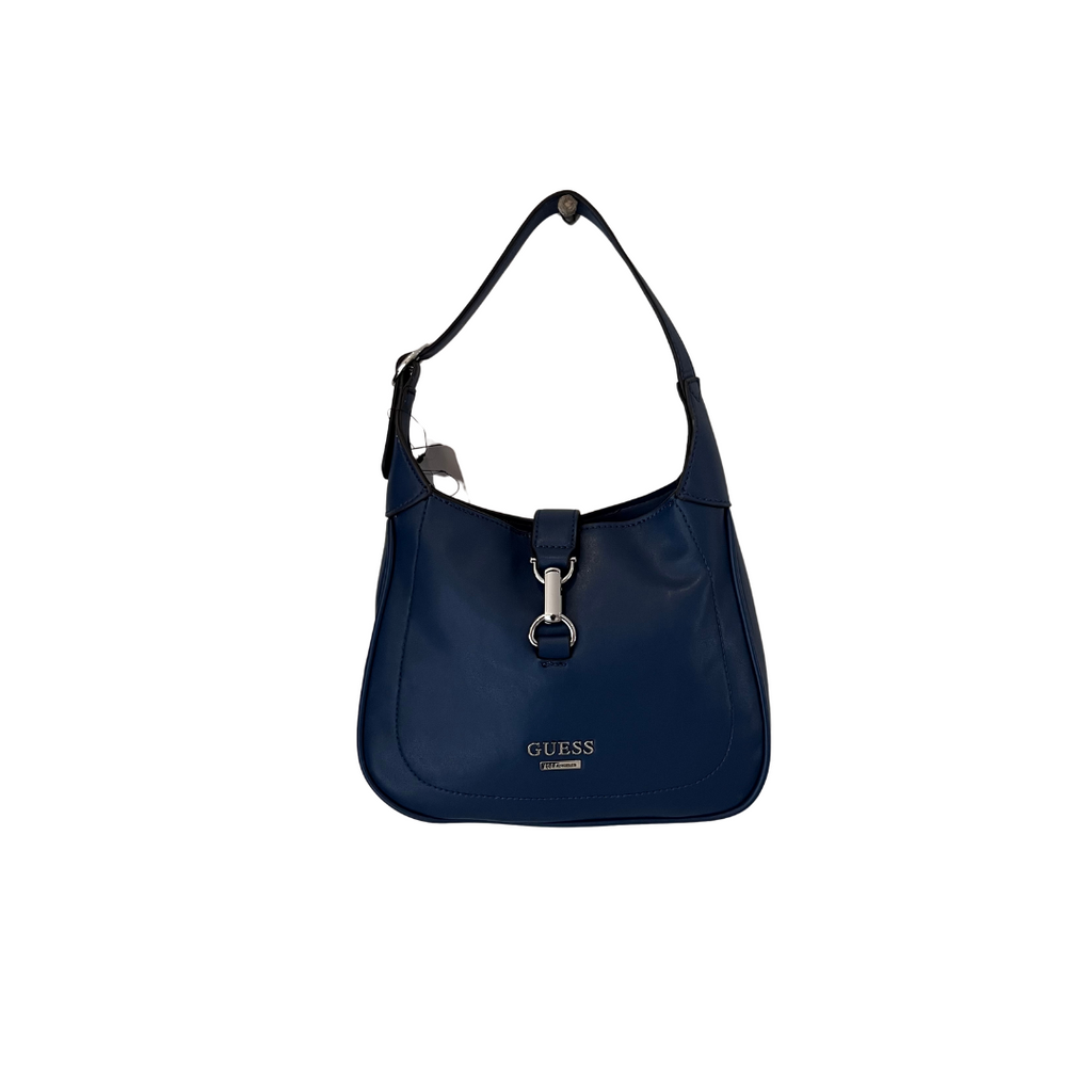 GUESS Navy Blue Stillwater Top Zip Shoulder Bag | Brand New |