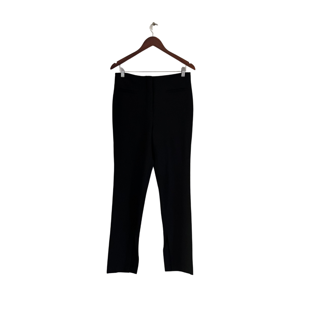 Massimo Dutti Black Straight-leg Slit Pants | Brand new |