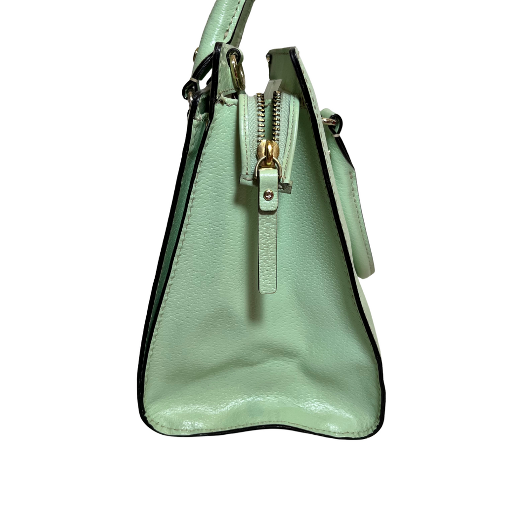 Kate Spade Mint Green Large Leather Satchel | Pre Loved |