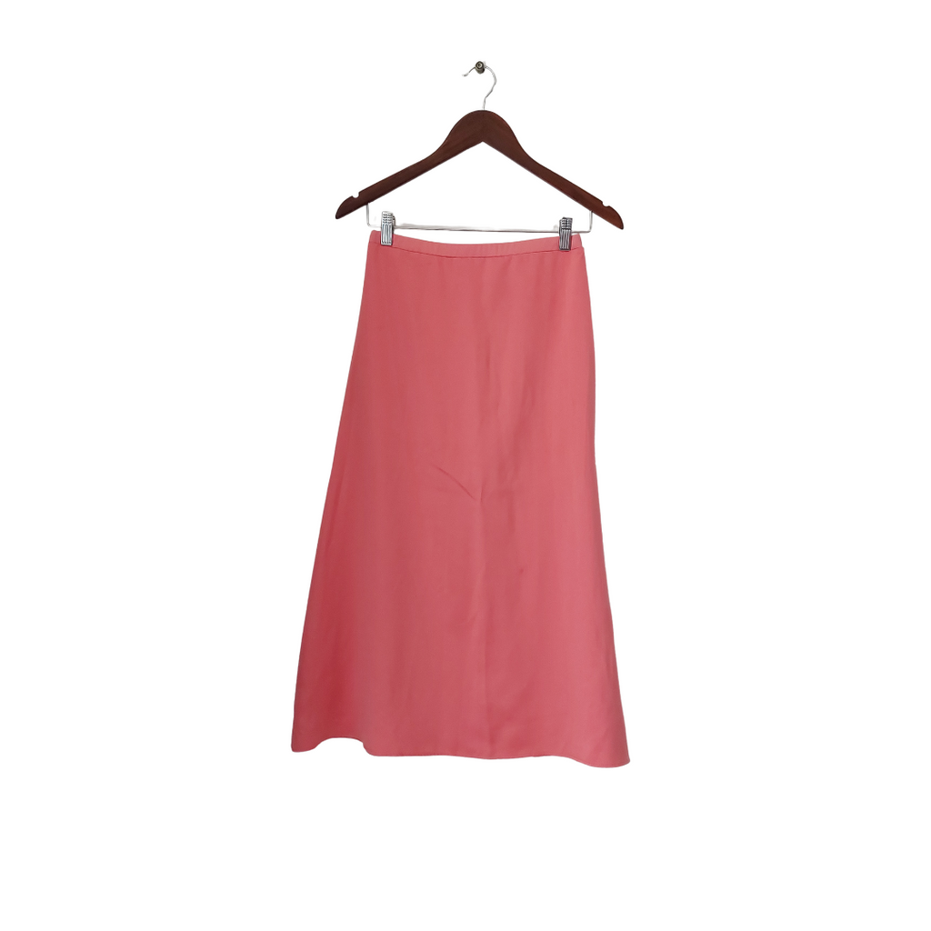 Stradivarius Pink Satin Knee-length Skirt | Pre Loved |