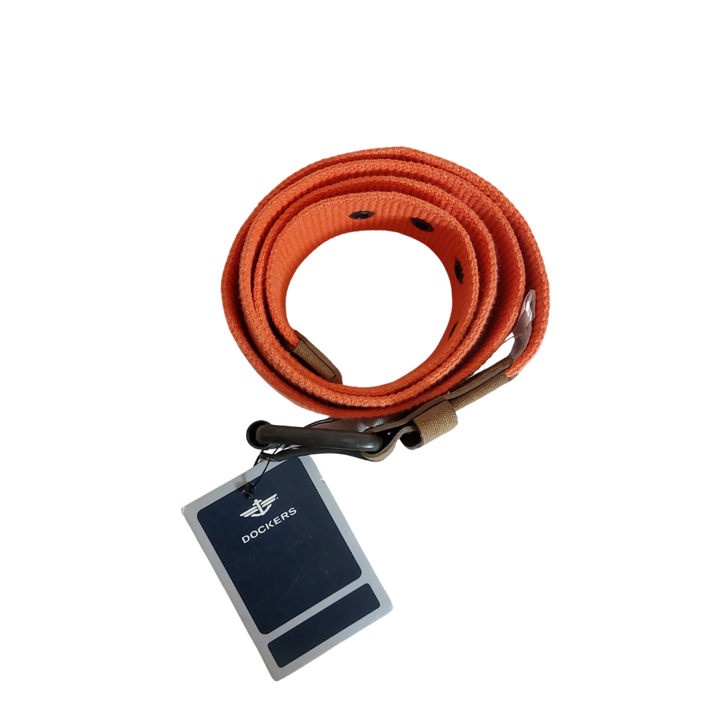 Docker's Men's Orange Belt | Brand New |