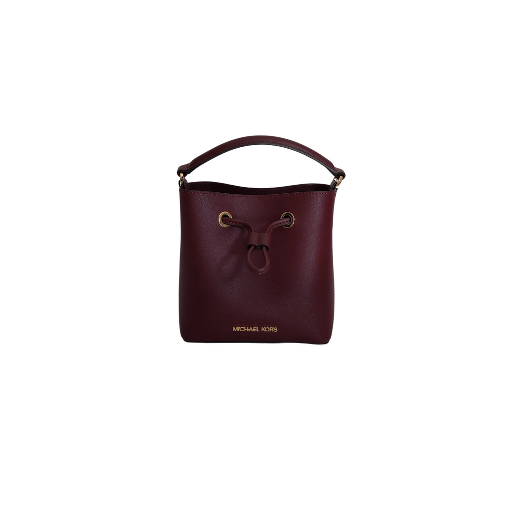 Michael Kors Merlot 'Suri Leather Small Bucket Bag | Like New |