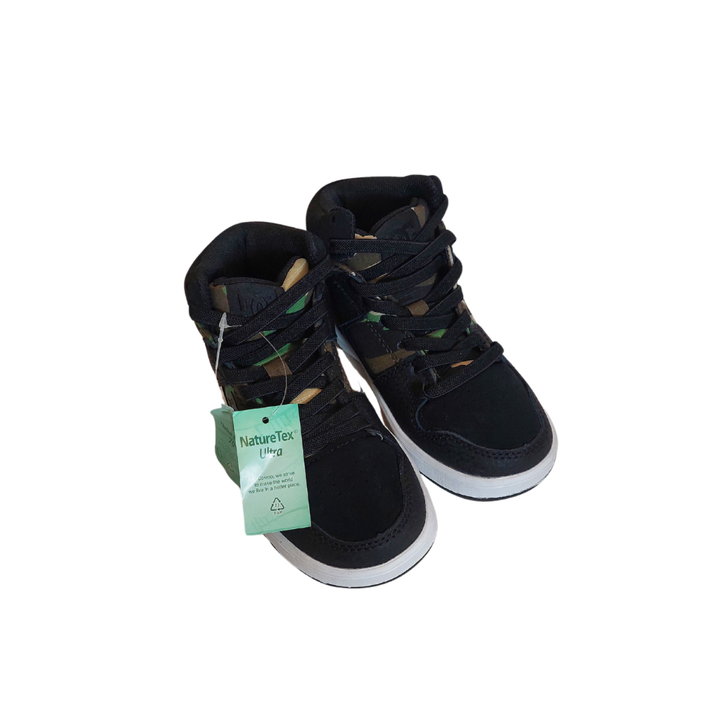 Nature Tex Black High-top Sneakers (4 - 5 years) | Brand New |