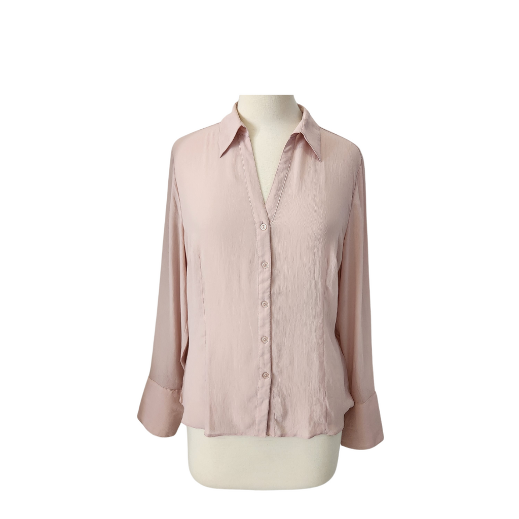 ANN TAYLOR Button-down blouse - pink - (Pre-owned) 