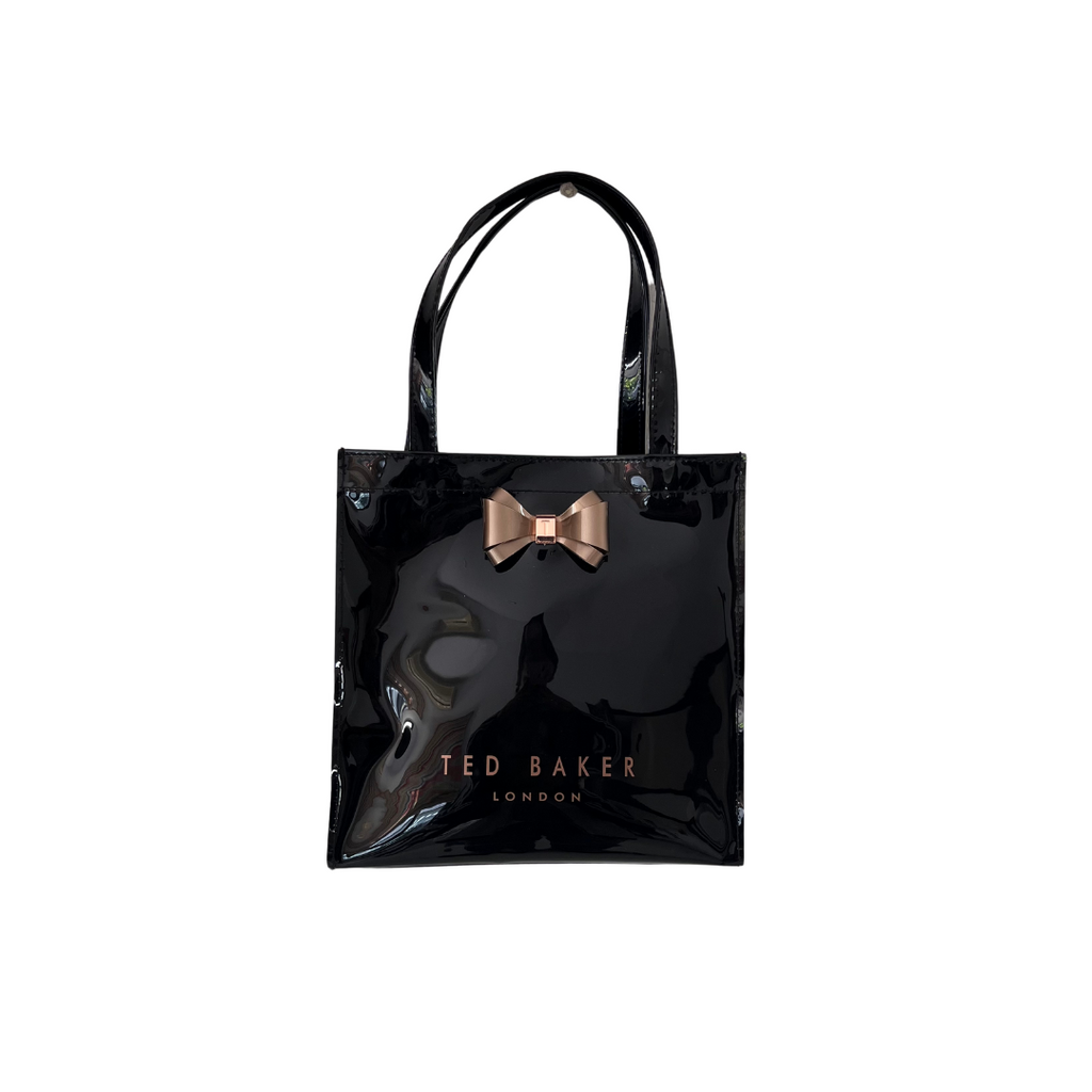 Ted Baker Black Icon Bow Jelly Tote | Pre Loved |