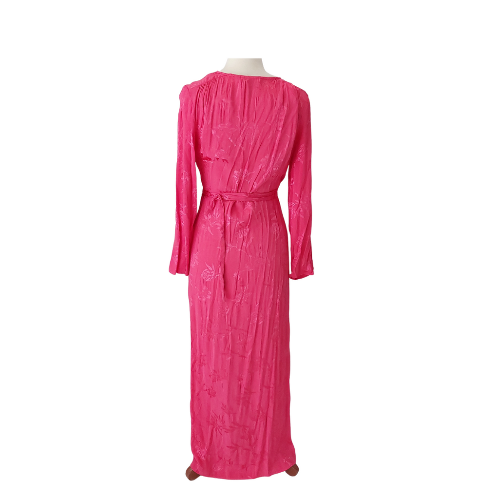 ZARA Hot Pink Wrap Dress | Pre Loved |