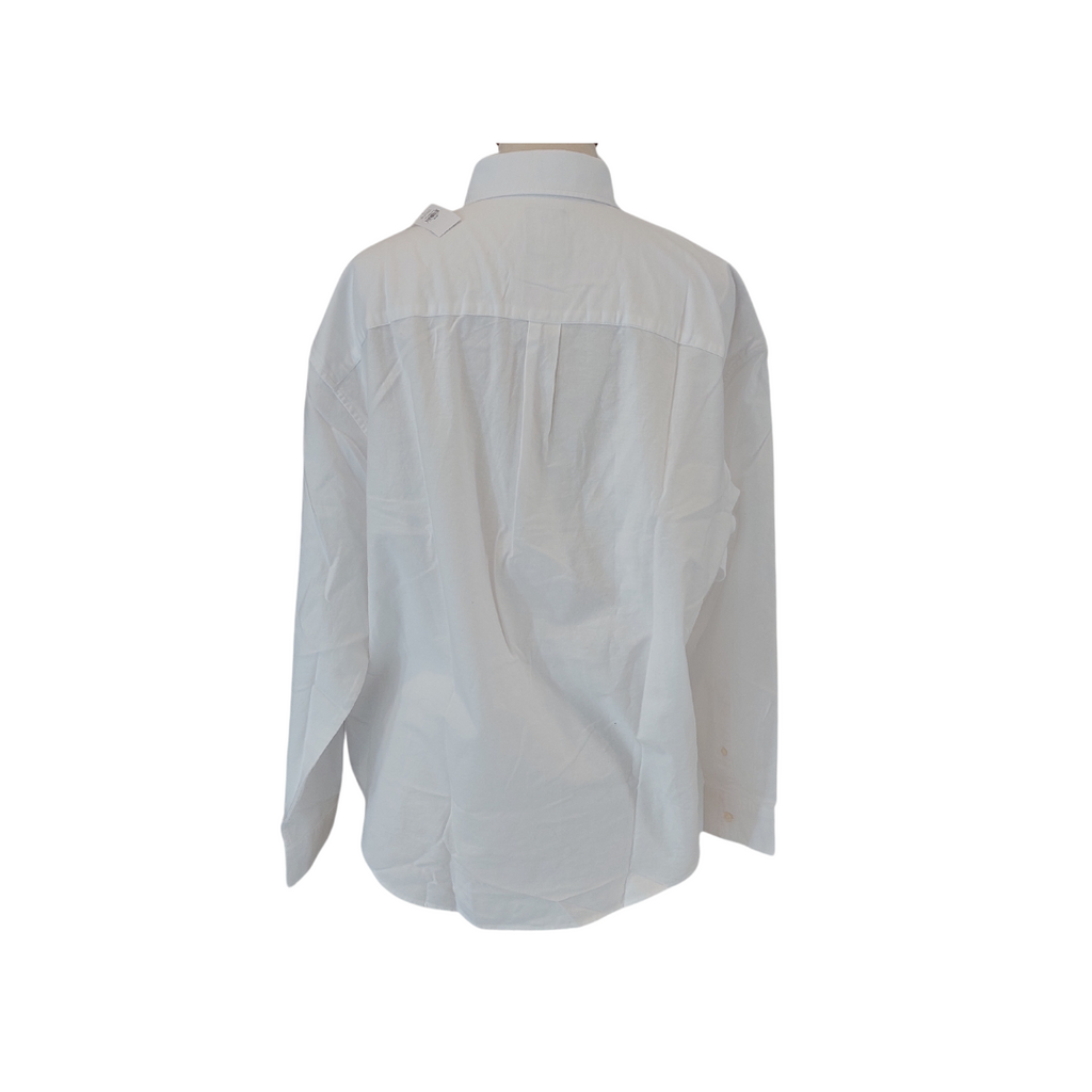 Gap White Cotton Collared Shirt | Brand New |