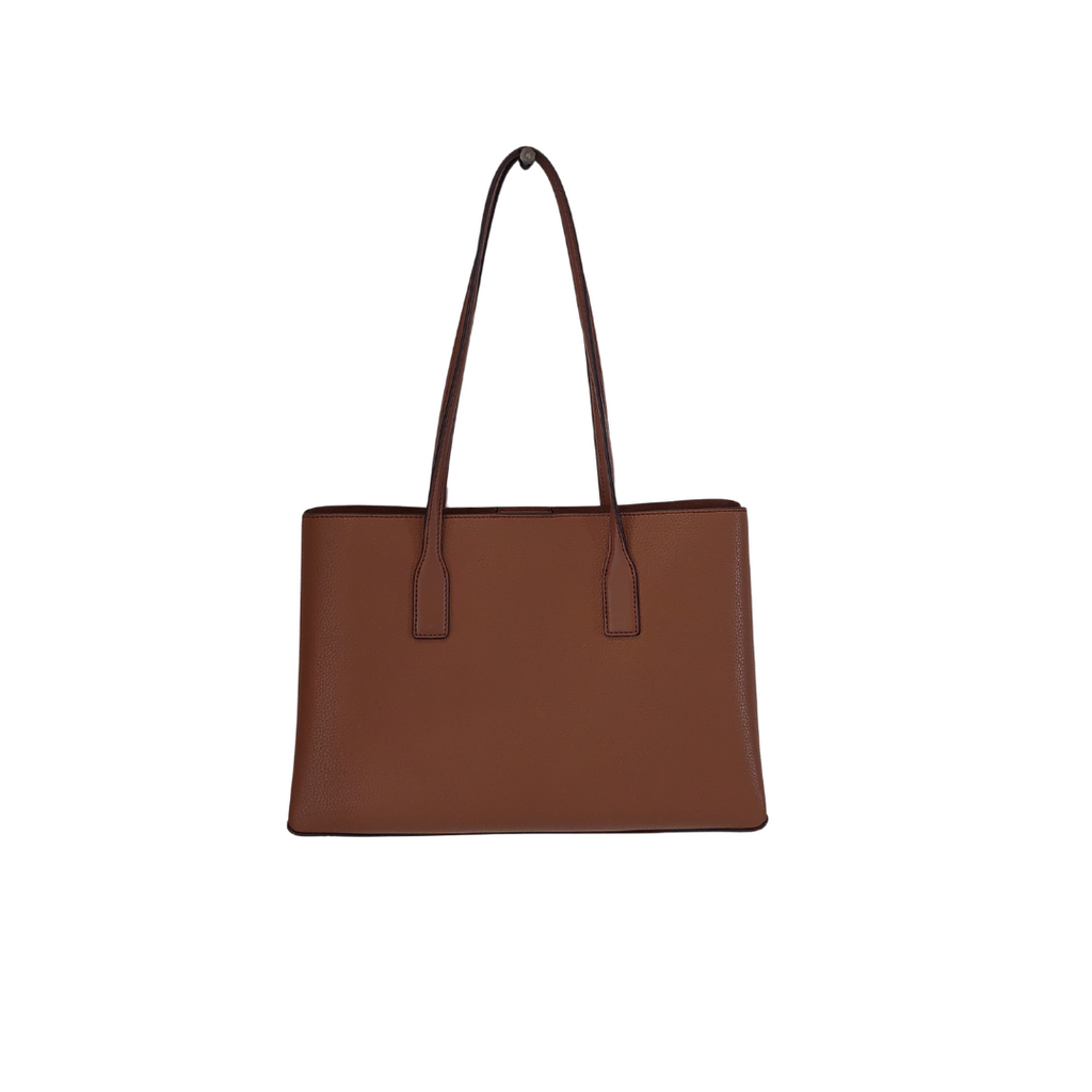 Michael Kors Ruthie Brown Pebbled Leather Tote | Gently Used |