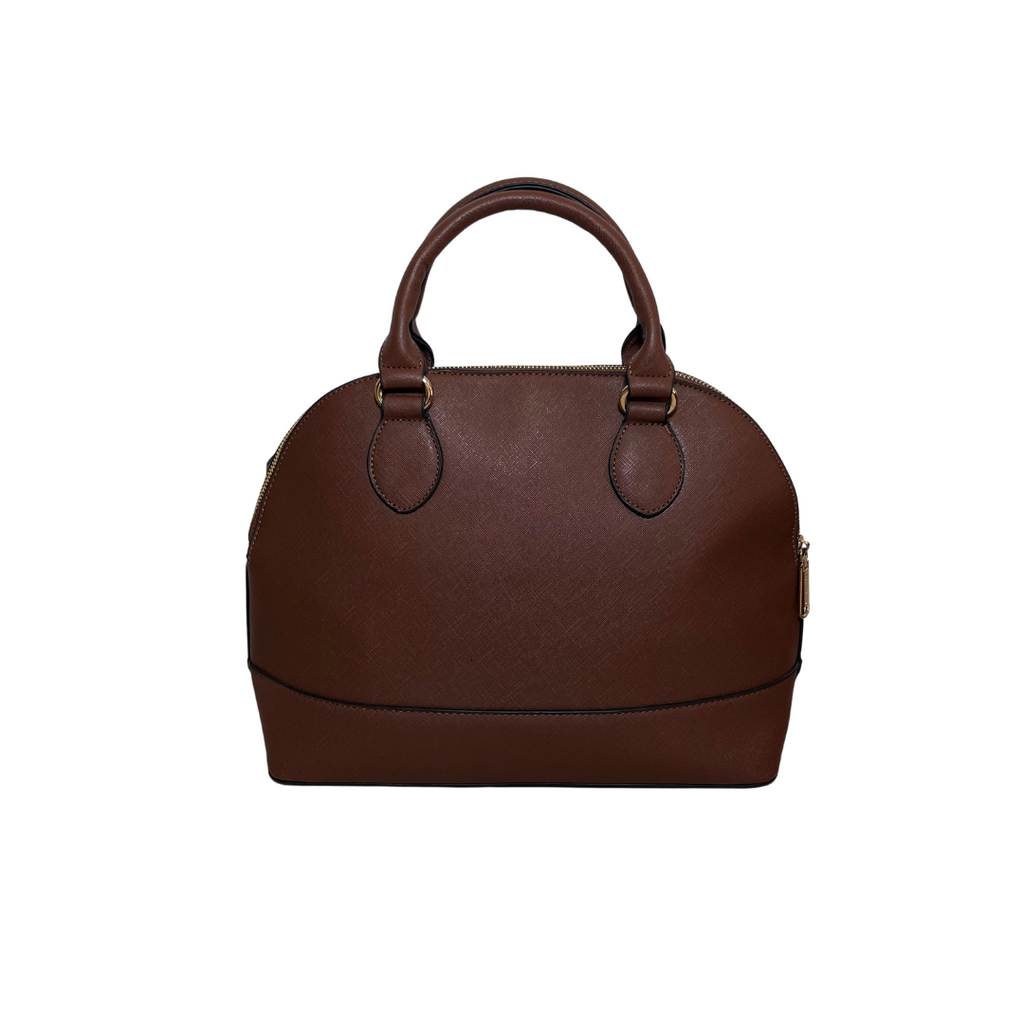 Steve Madden Cognac BRELLI Dome Handbag | Brand New |