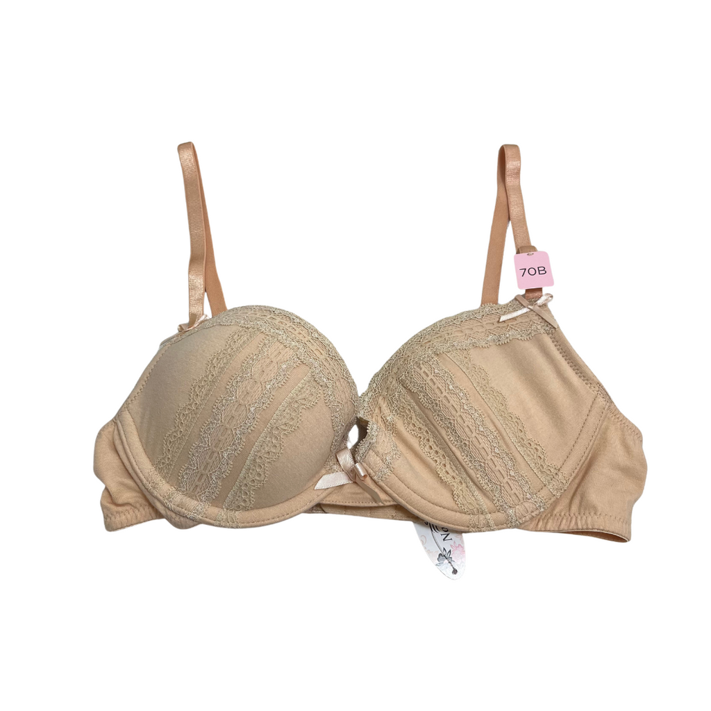 Nayomi Beige Lace Padded Bra | Brand New |