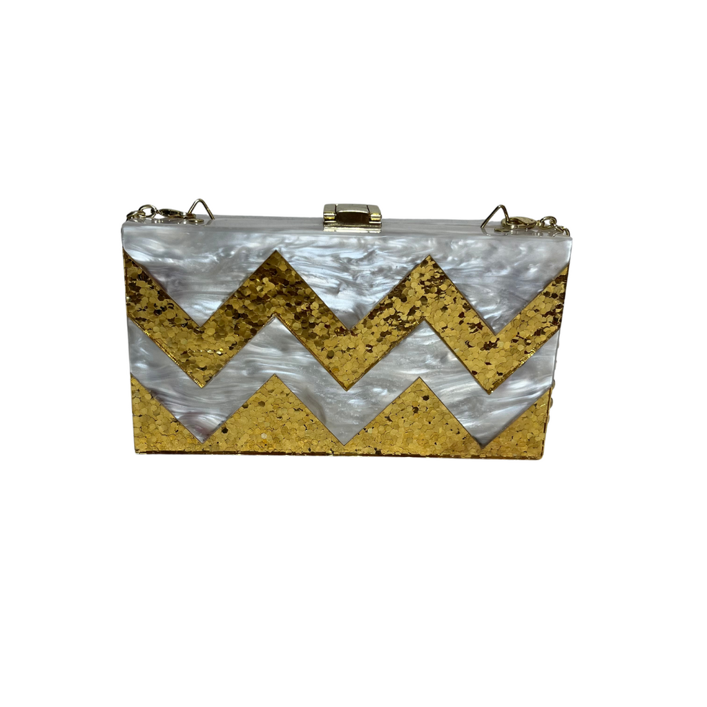 Charming Charlie Acrylic Box Clutch | Brand New |