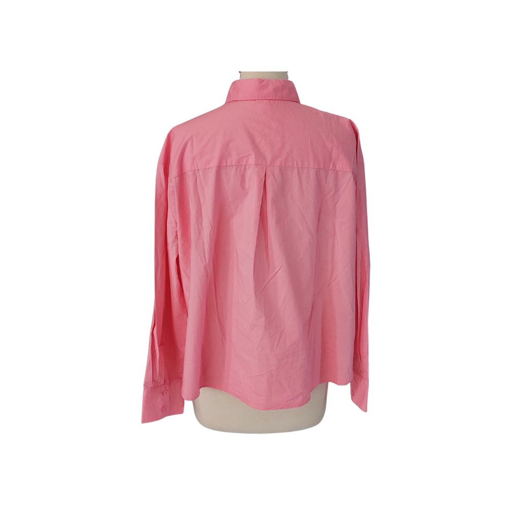 H&M Pink Collared Button Down Shirt | Brand New |