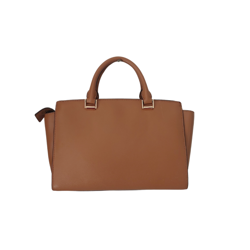 Michael Kors Tan Leather 'Sylvia' Satchel | Gently Used |