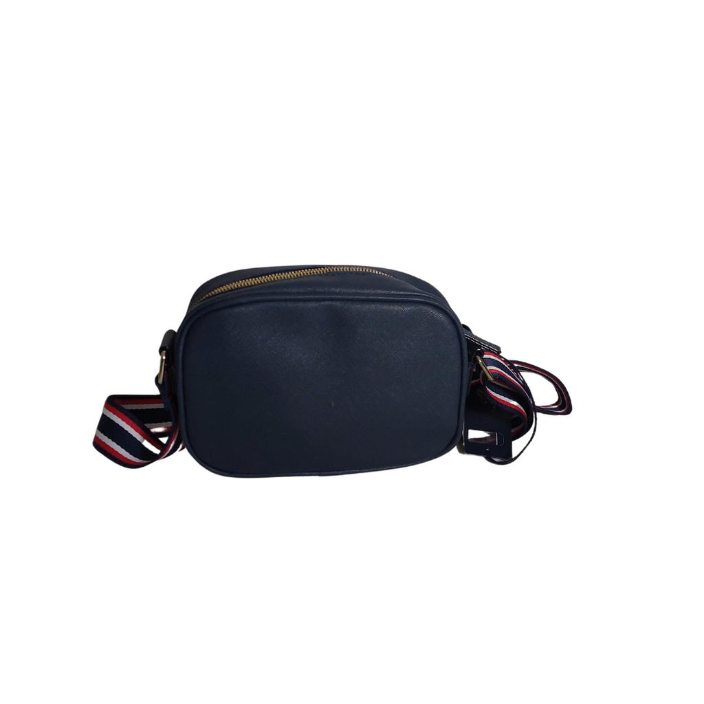 U.S Polo Association Navy Leatherette Crossbody Bag | Brand New |