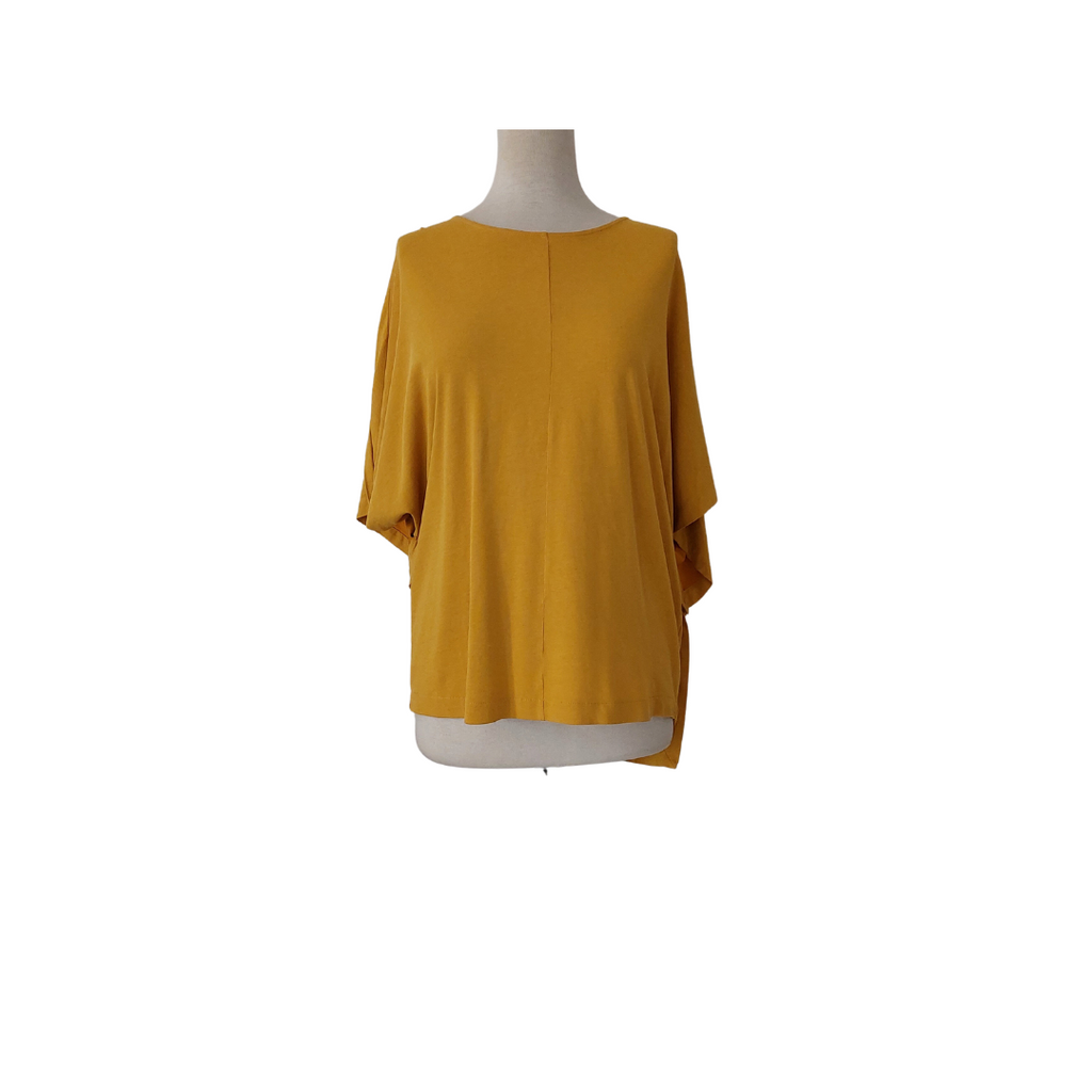 Cos Mustard Yellow Cap Sleeves Top | Gently Used | | Secret Stash