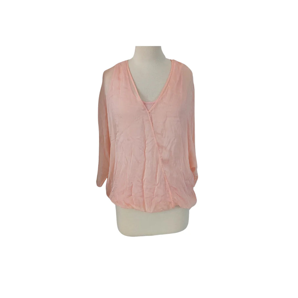 Phase Eight Peach V-Neck top | Pre Loved |