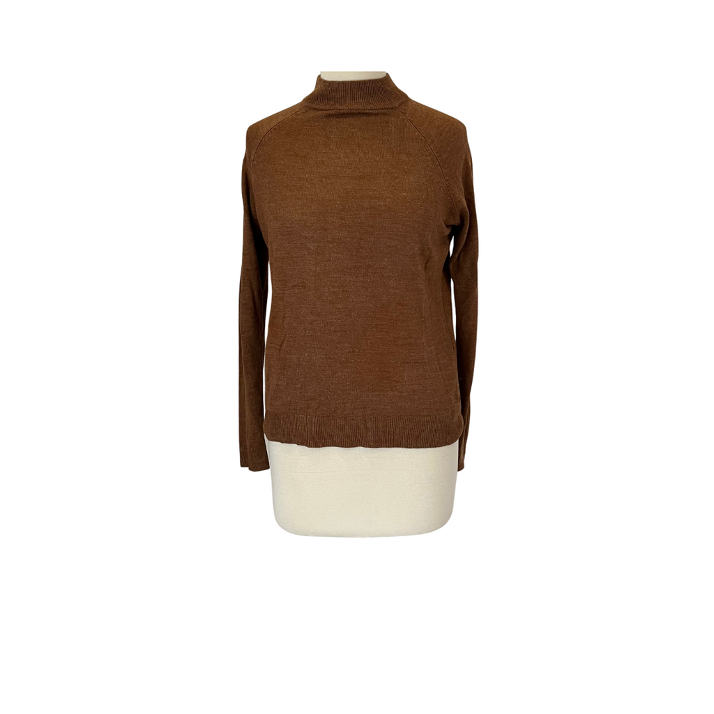 Atmosphere Brown High-neck Sweater | Gently Used |