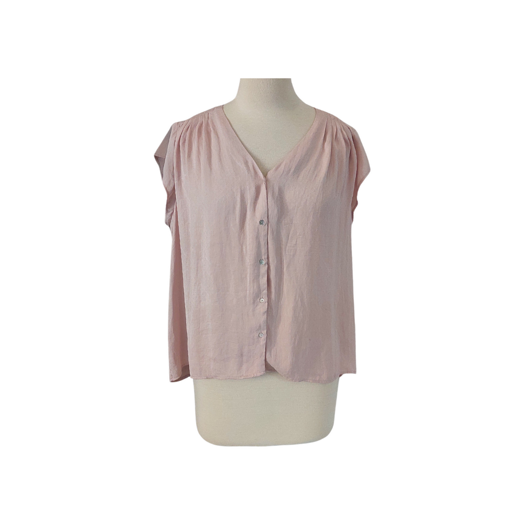 H&M Dusty Pink Cap-sleeves Top | Brand New |