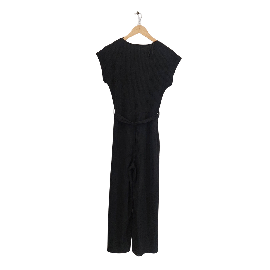 Quiz Black Ribbed Jumpsuit | Pre Loved |