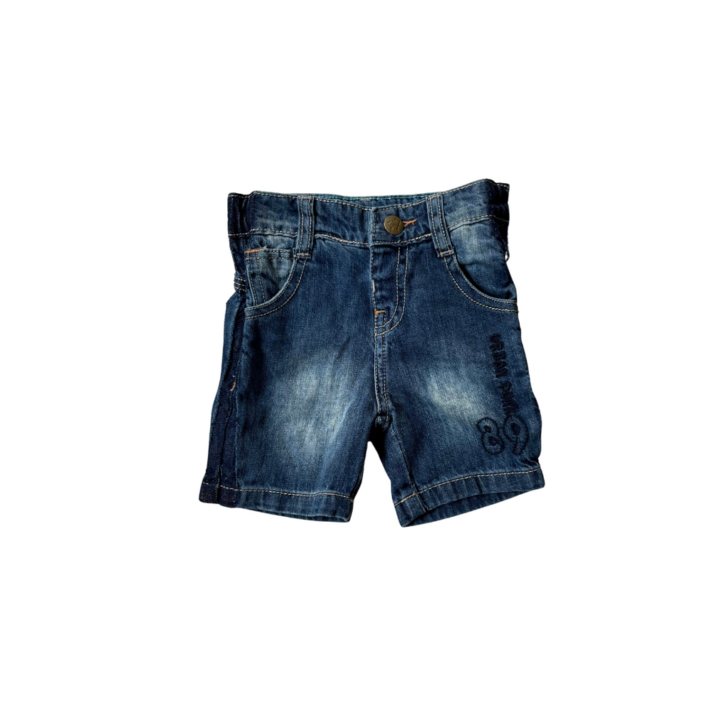 Juniors Blue Denim Bermuda Shorts (18 months) | Brand New |