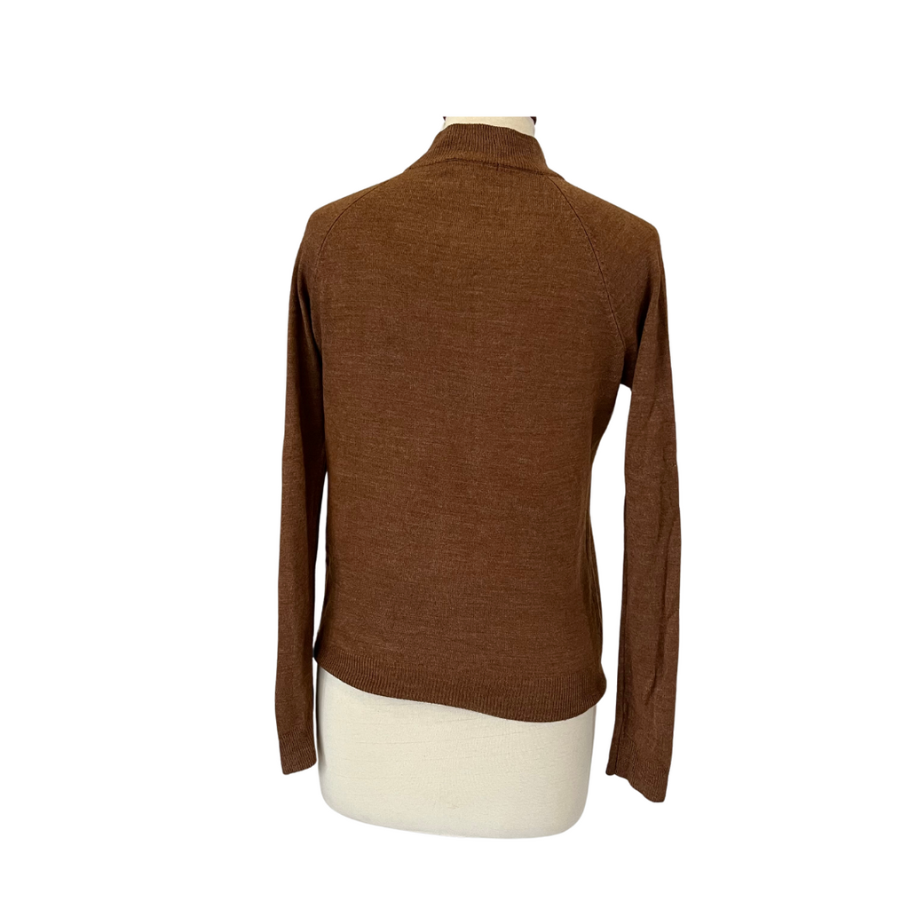 Atmosphere Brown High-neck Sweater | Gently Used |