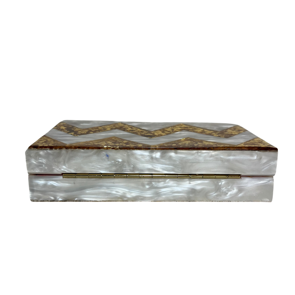 Charming Charlie Acrylic Box Clutch | Brand New |