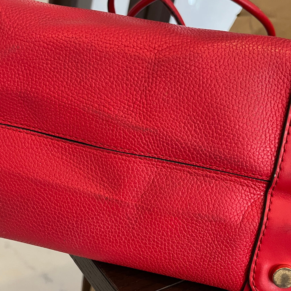 Michael Kors Red Leather Mercer Tote | Pre Loved |