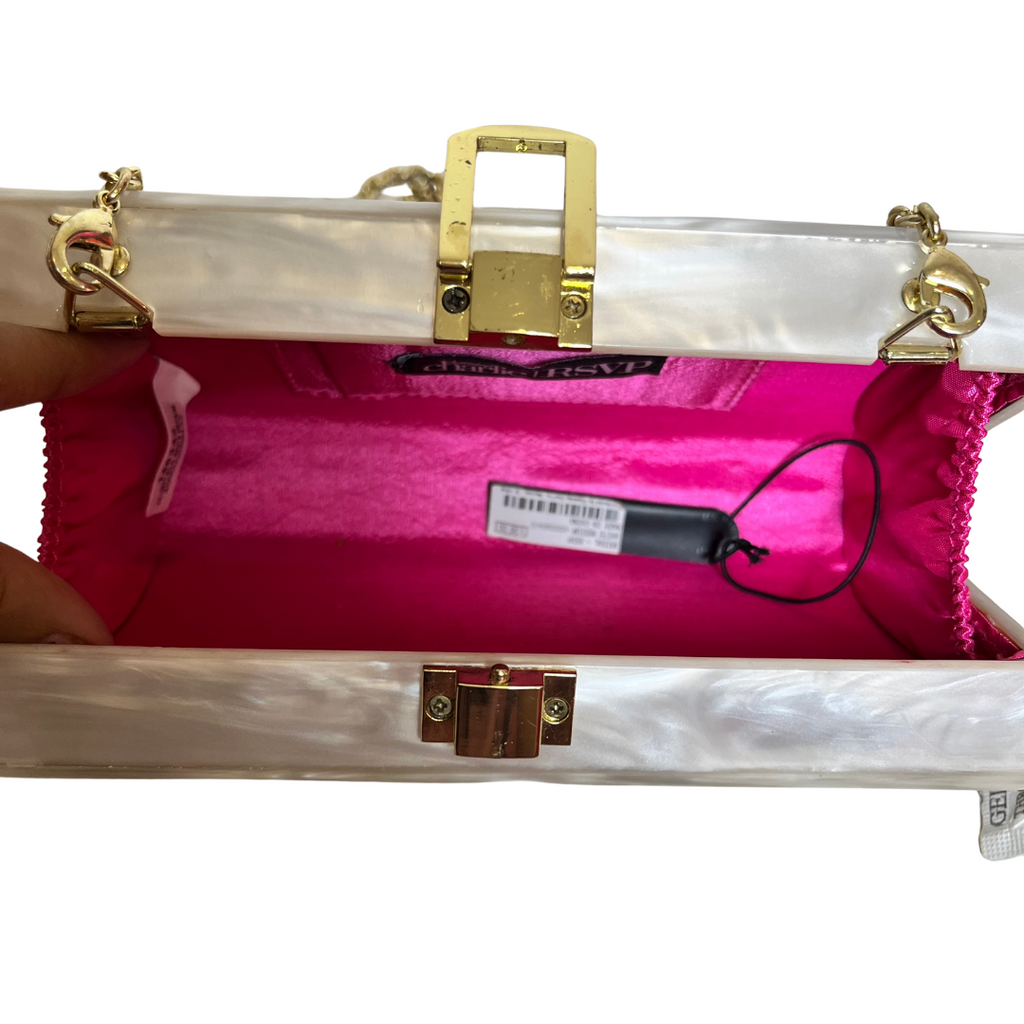 Charming Charlie Acrylic Box Clutch | Brand New |